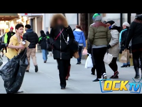 The Freezing Homeless Child - Little Boy Left In The Cold! (Social Experiment)