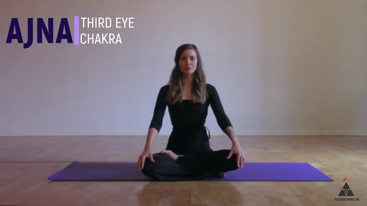 Third Eye Chakra Yoga - Seven Minute Chakra Series with Nessa