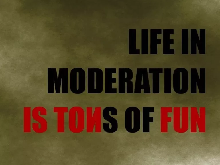 Why Moderation is the Key to Health & Happiness