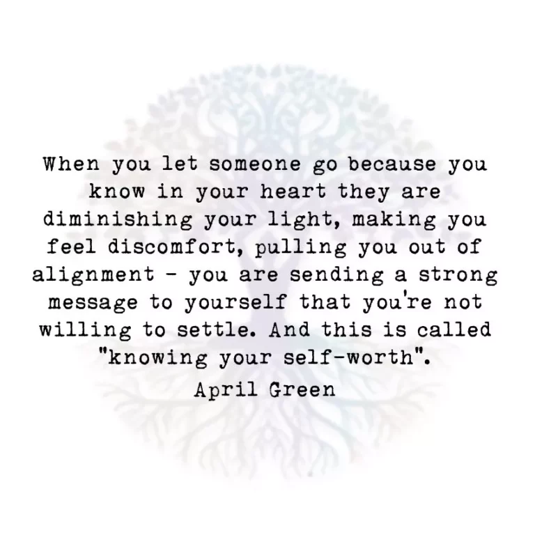 When You Let Someone Go