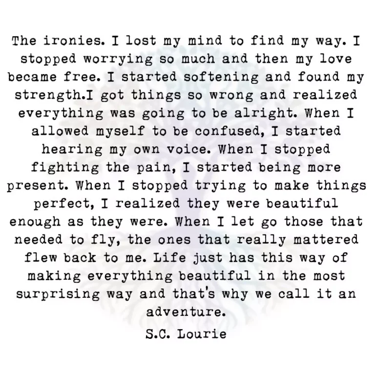 The Ironies I lost my Mind to Find my Way