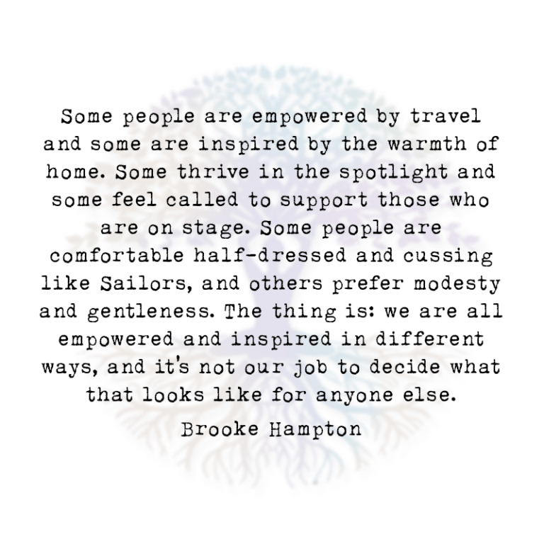 Some People are Empowered by Travel