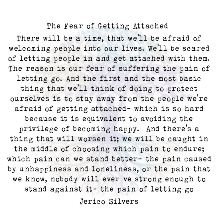 There will be a Time, That we’ll be Afraid of Welcoming People into our Lives