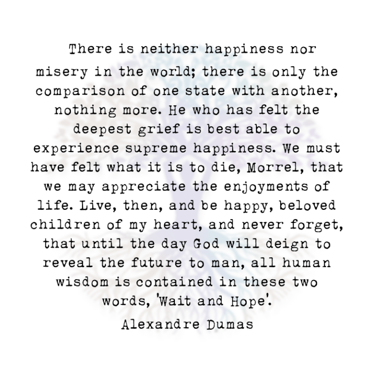 There is Neither Happiness nor Misery in the World