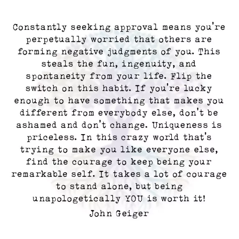 Constantly Seeking Approval Means You’re Perpetually Worried That