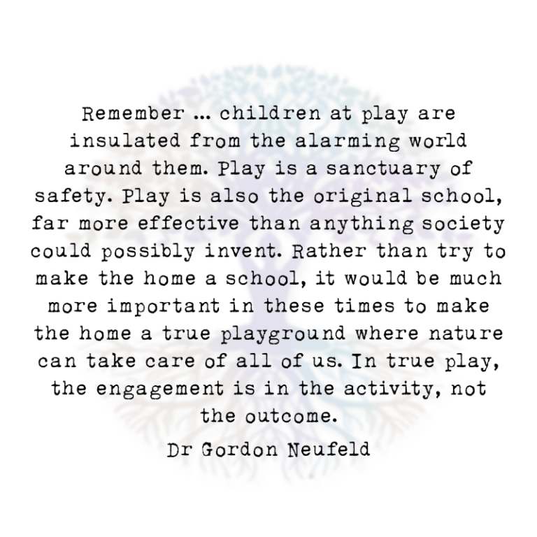 Remember … Children at Play are Insulated from the Alarming World Around Them