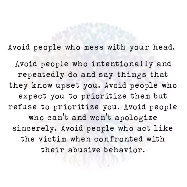 Avoid People who Mess with Your Head
