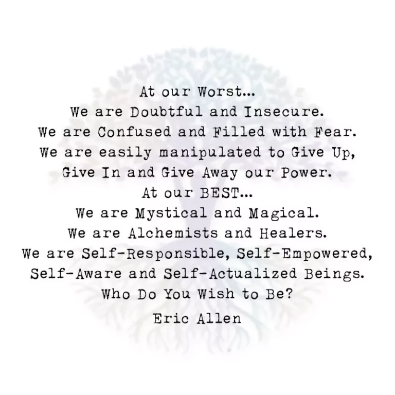 At our Worst…We are Doubtful and Insecure.