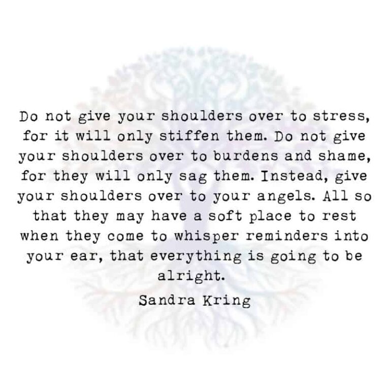 Do Not Give your Shoulders Over to Stress