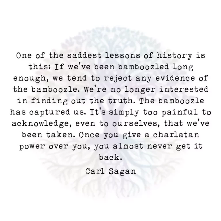 One of the Saddest Lessons of History is This
