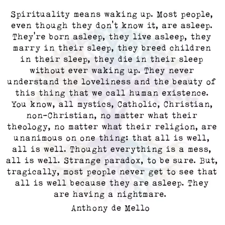 Spirituality Means Waking Up