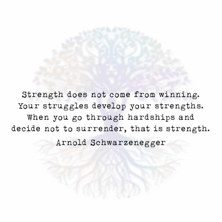 Strength Does Not Come from Winning