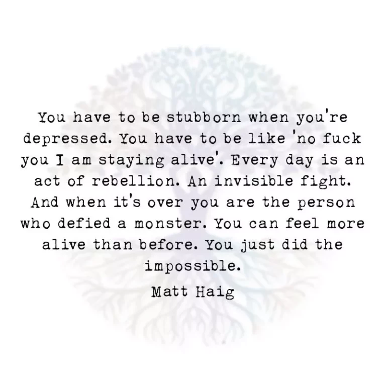 You Have to be Stubborn when You’re Depressed