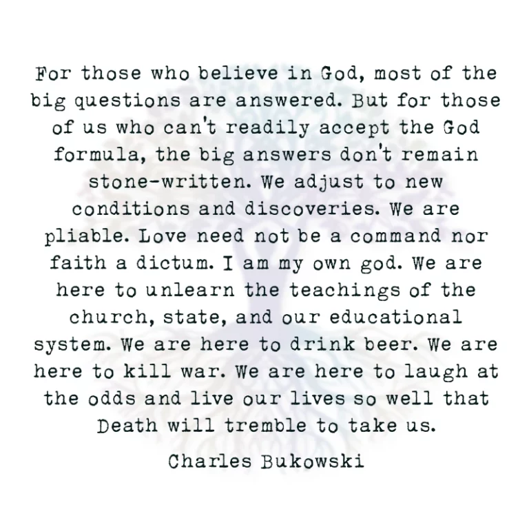 For Those who Believe in God