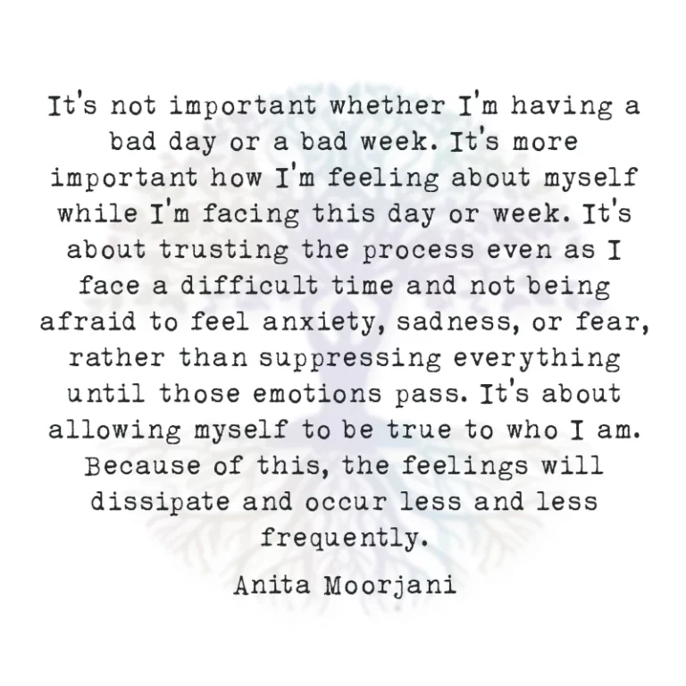 It’s Not Important whether I’m having a Bad Day or a Bad Week