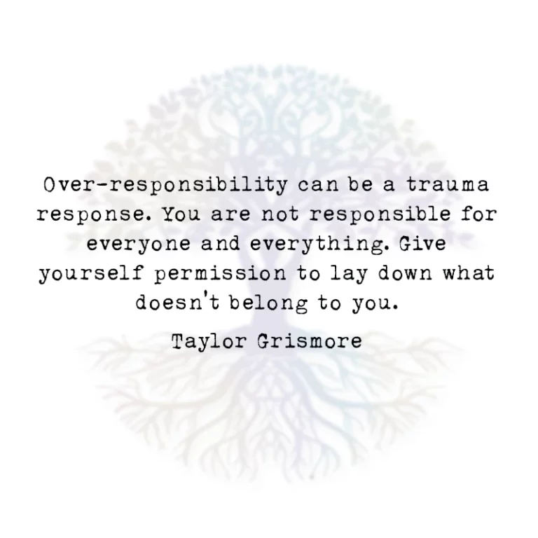 Over-responsibility Can be a Trauma Response