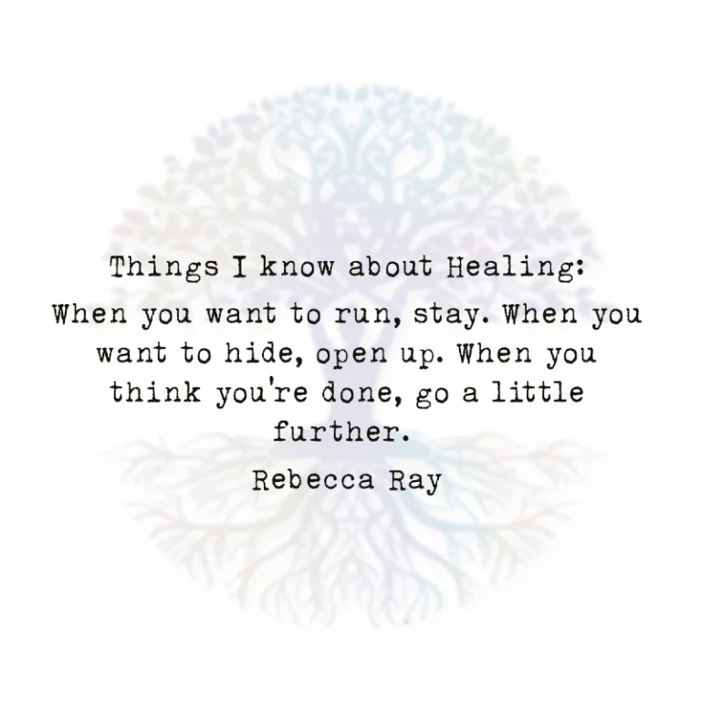 Things I know about Healing