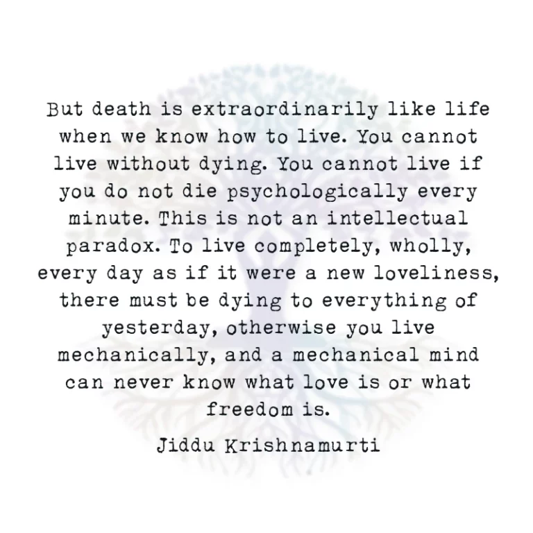 But Death is Extraordinarily like Life