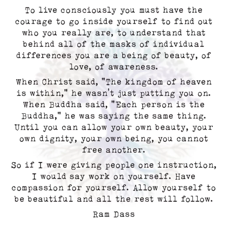 To Live Consciously You Must