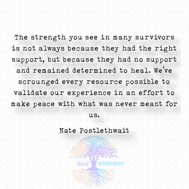 The Strength you see in Many Survivors