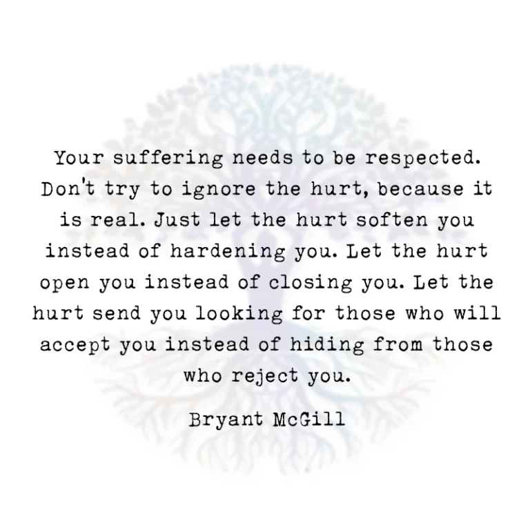 Your Suffering Needs to be Respected