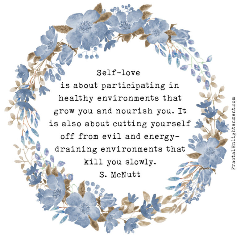 Self-love is About Participating