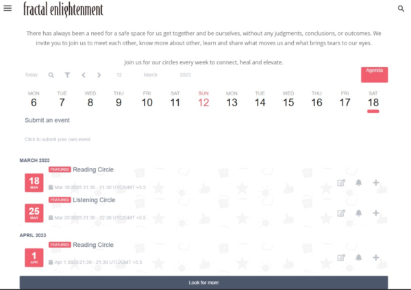 fractal enlightenment events