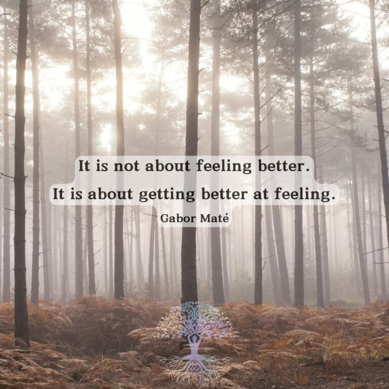 It is Not About Feeling Better