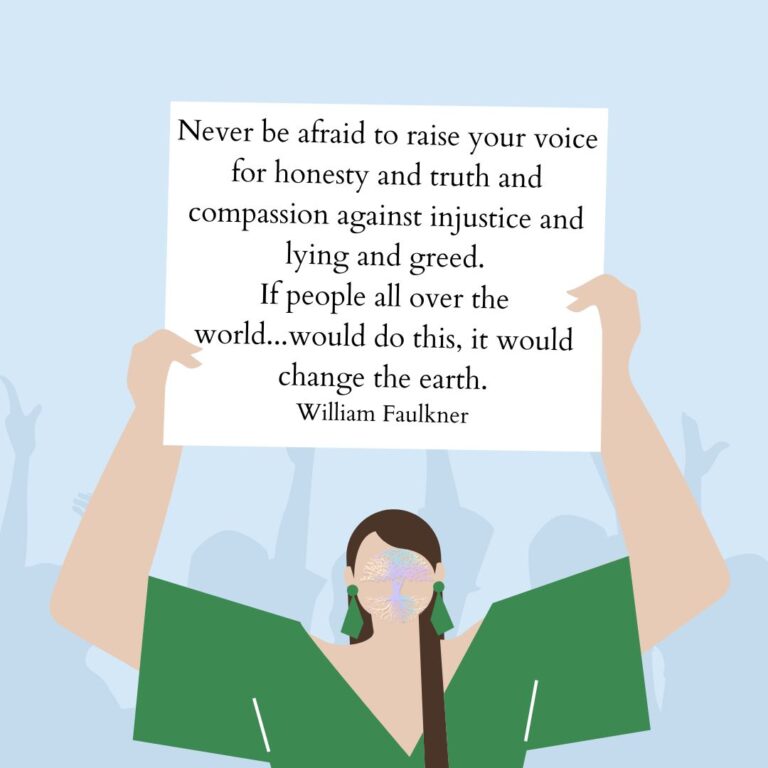 Never Be Afraid to Raise Your Voice for Honesty & Truth