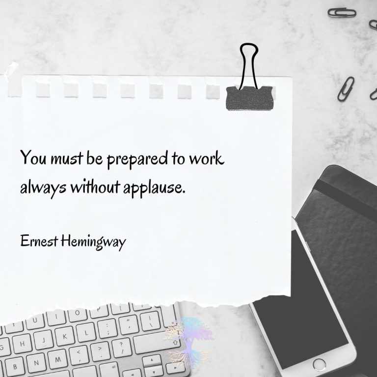 You must be Prepared to Work Always