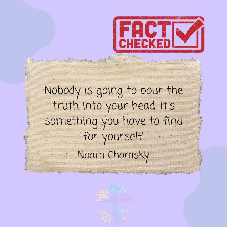 Nobody is Going to Pour Truth into Your Brain