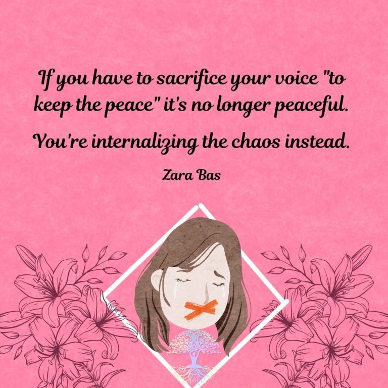 If You have to Sacrifice Your Voice to Keep