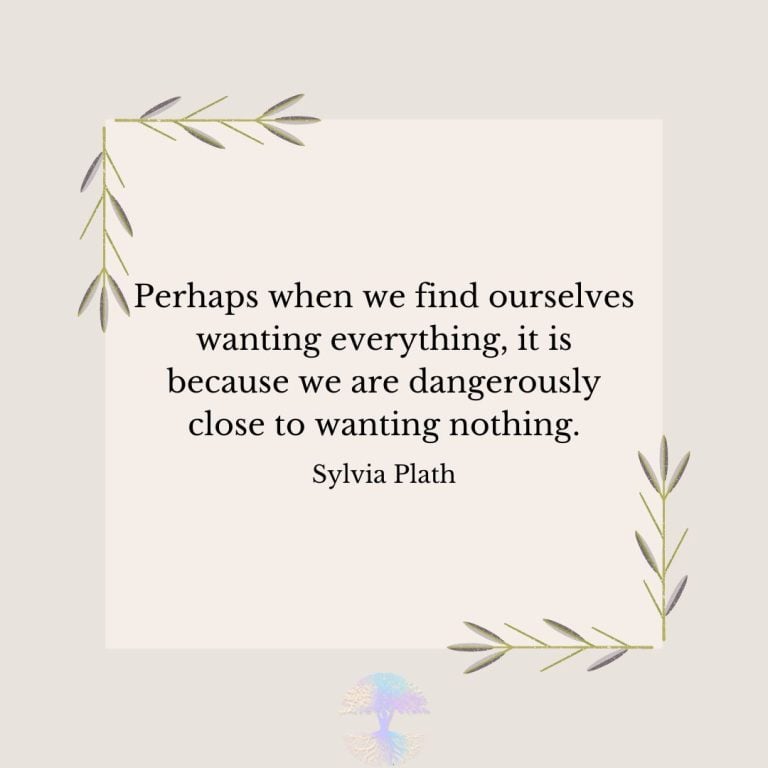 Perhaps When we Find Ourselves Wanting Everything