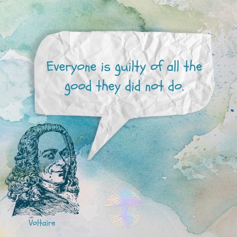 “Every Man is Guilty of All the Good